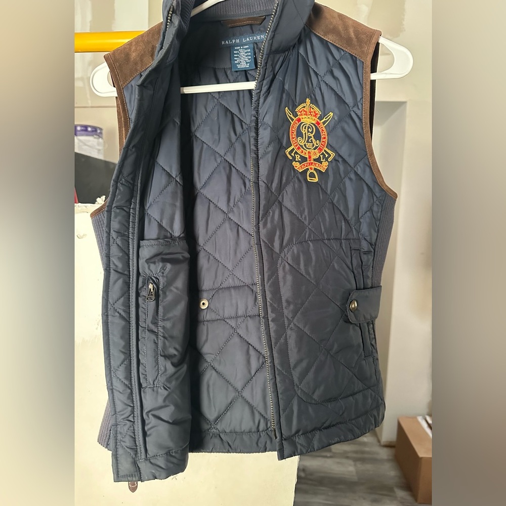 Ralph Lauren women’s vest small navy